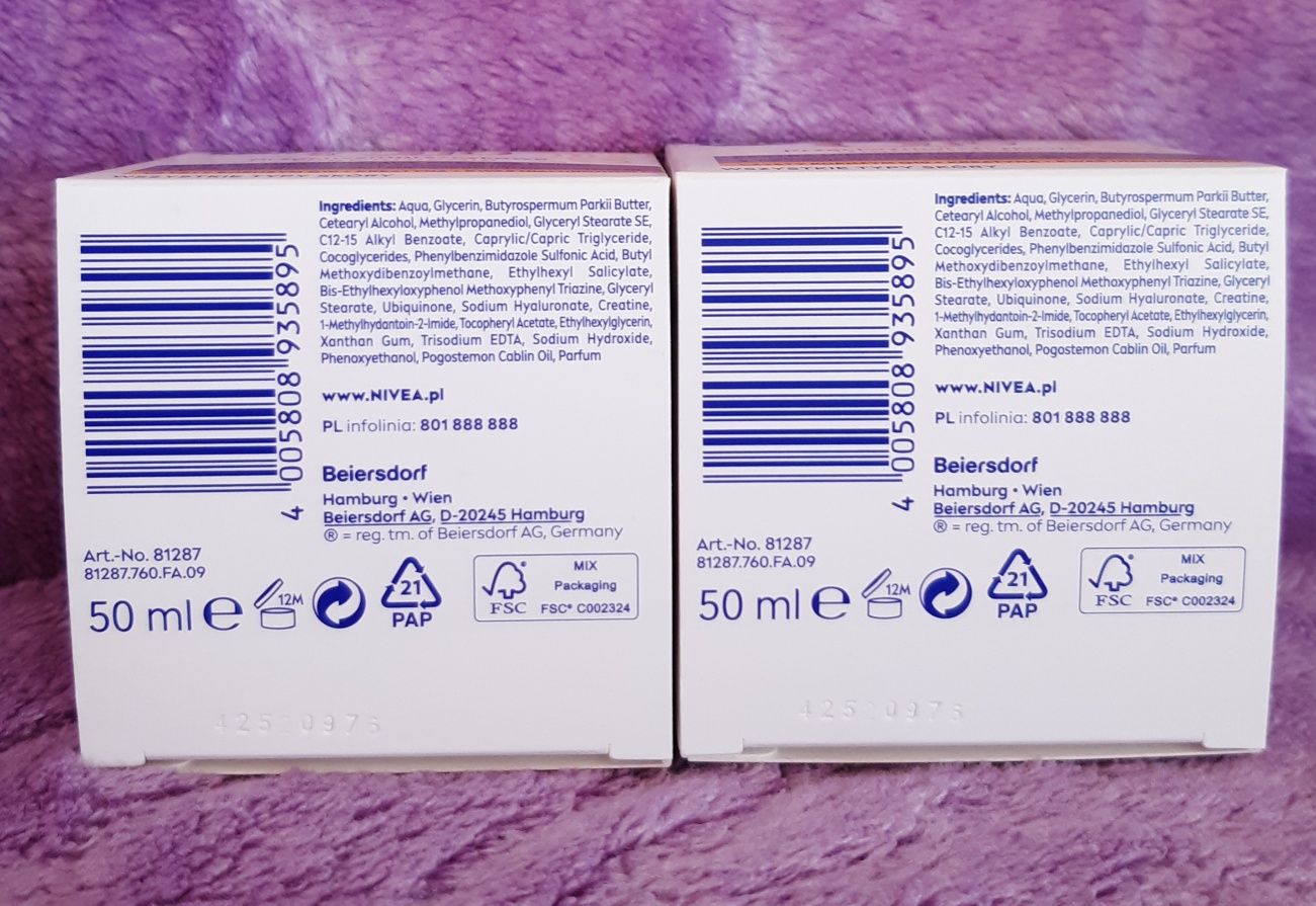 NIVEA Q 10 Krem ujędrniający przeciwzmarszczkowy SPF 15.