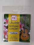 Set de cordas para Ukulele Soprano/Concerto (Novo)
