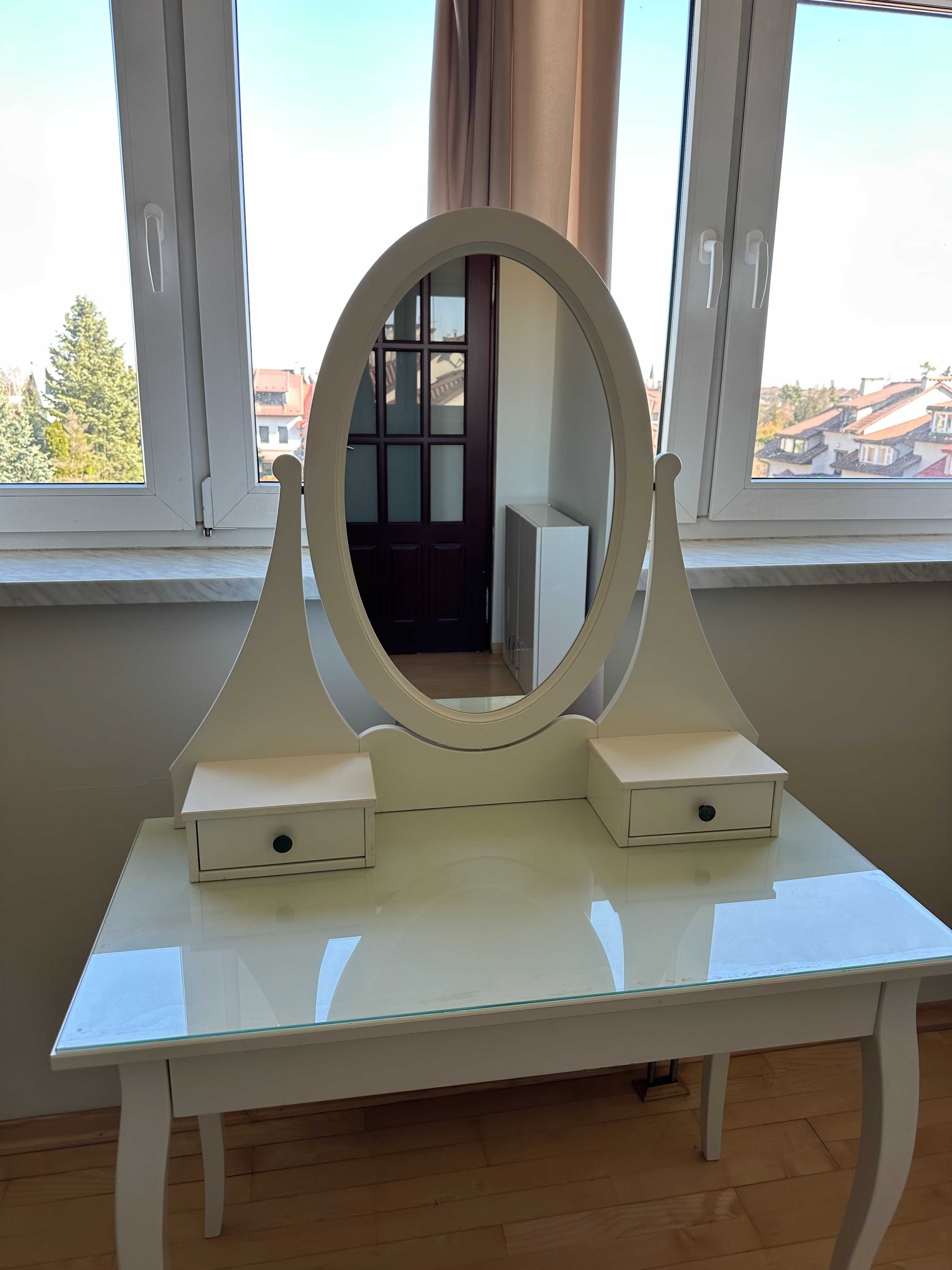 Toaletka biała HEMNES-IKEA 100x50 cm