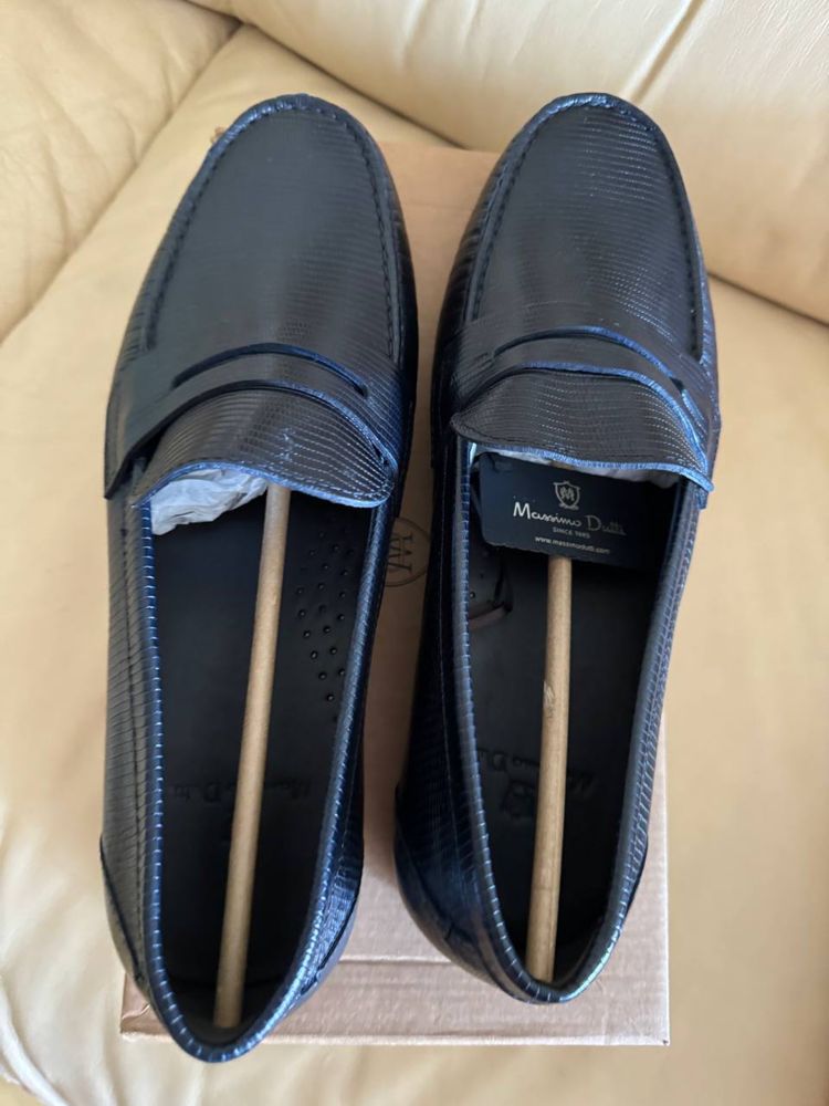 Новые кожаные мокасины Massimo Dutti