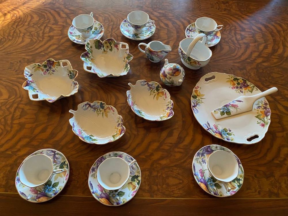 Чайный сервиз Royal crown Porcelain of England 22 предмета фарфор