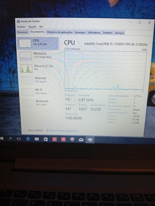Memória 4 GB DDR4 sodimm 2400T