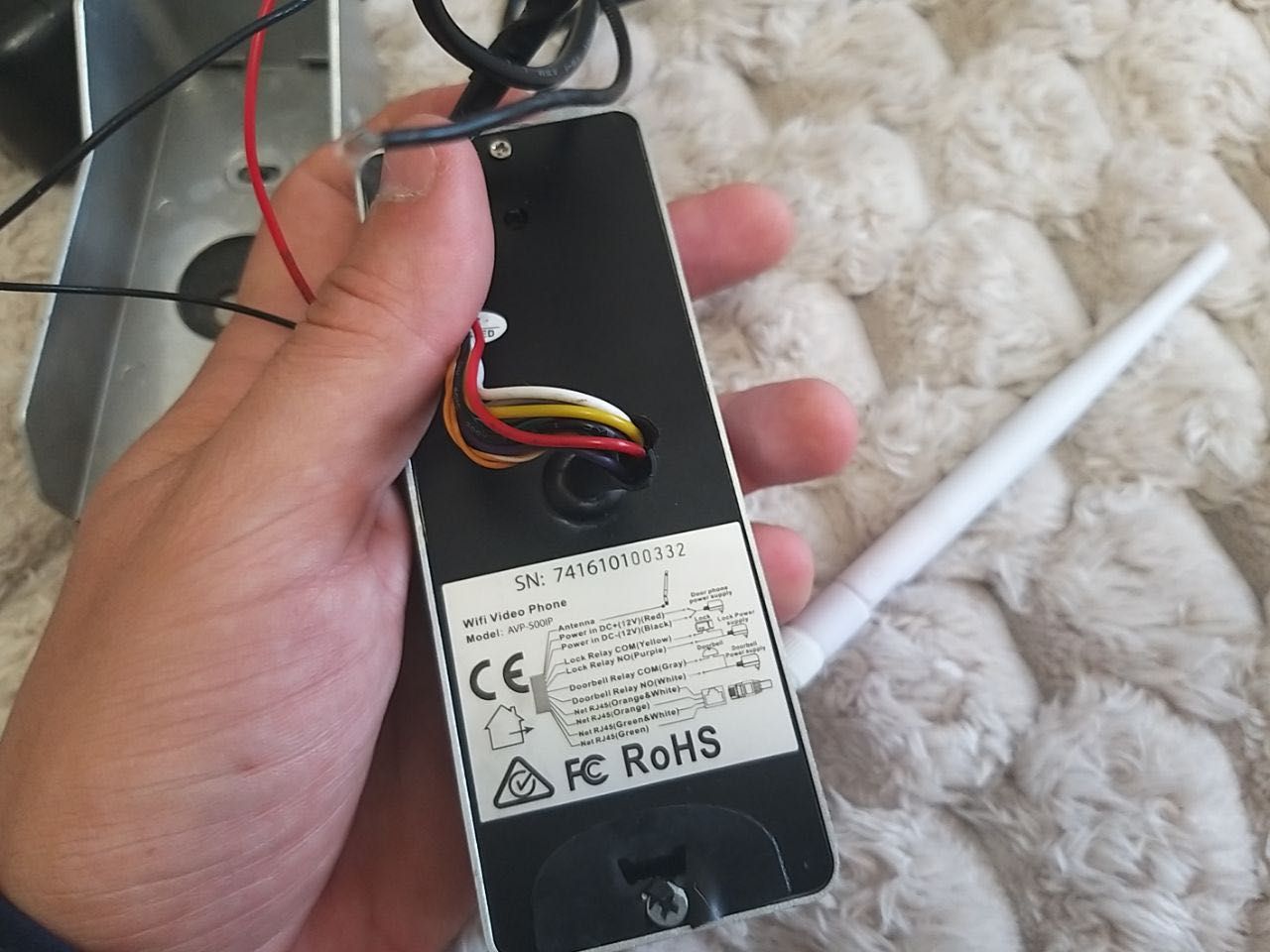 WiFi відеодомофон Assistant AVP-500 IP 1047
