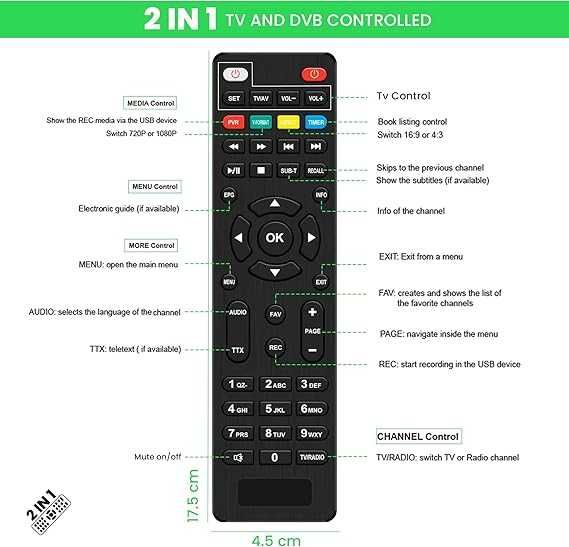 Dekoder naziemnej tv cyfrowej DVB-T2