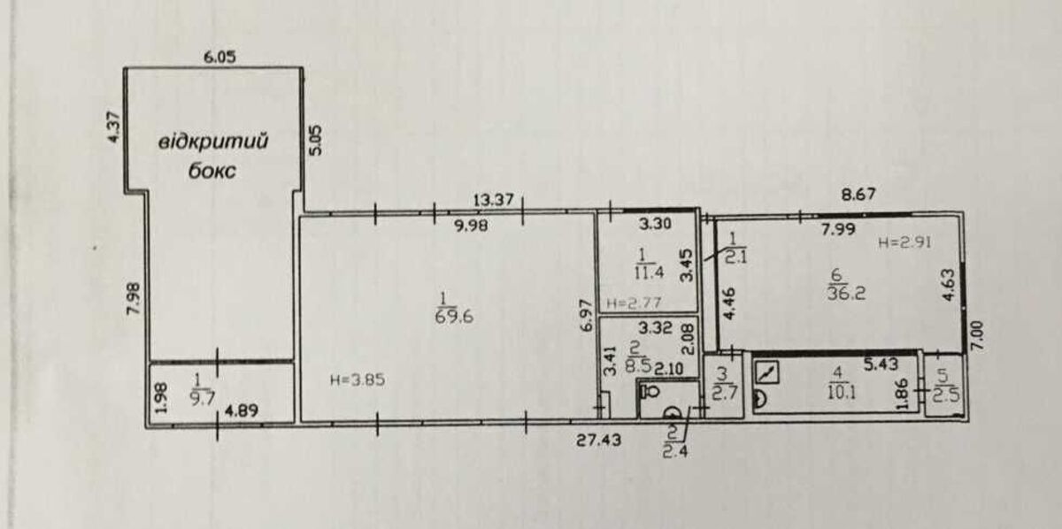 Продаж ділянки 25сот з торговим приміщенням, фасад, Велика Окружна,