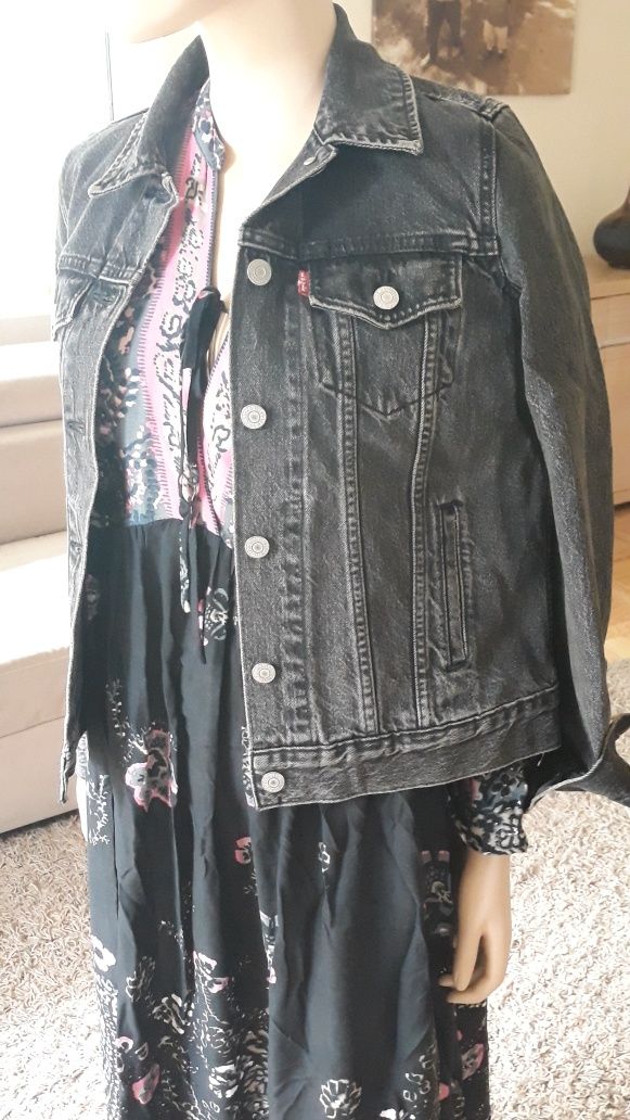 Kurtka Levi's czarna custom