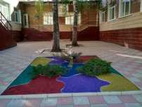 Декоративный цветной камень (гравий)