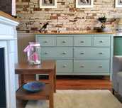 Komoda drewniana hemnes ikea leksvik szafa biurko szalwia blat