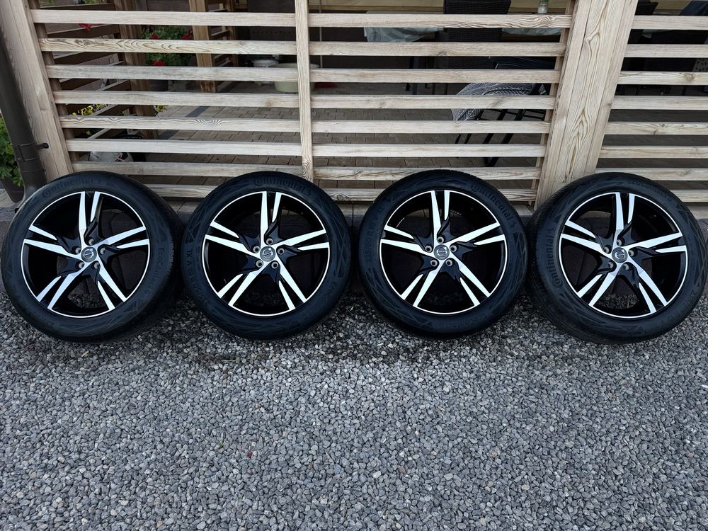 Felgi Koła 19 5x108 Volvo R-DESIGN XC60 XC90 XC40 +Opony Continental