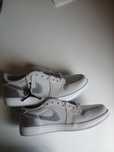 Оригинальные.кроссовки..Air Jordan 1 LOW OG UK 8 Grey,Silver &White