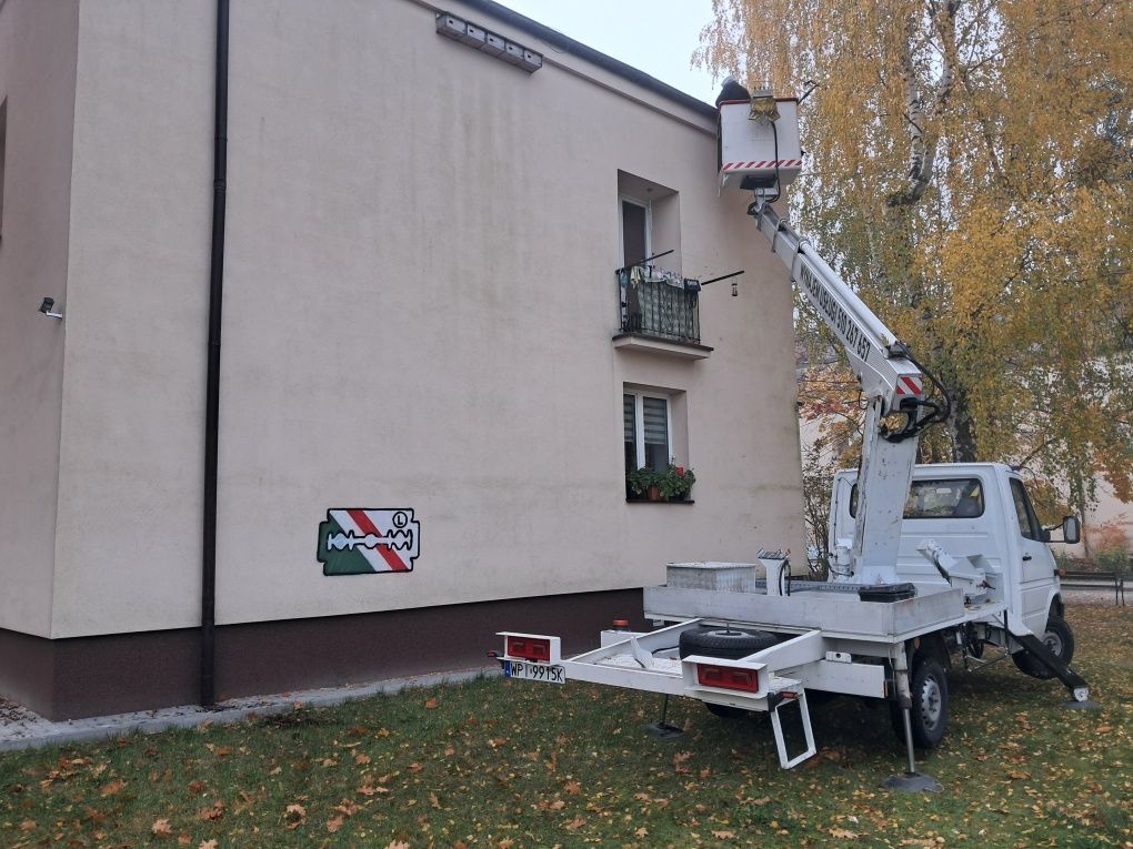 Podnośnik koszowy rębak wynajem usługi