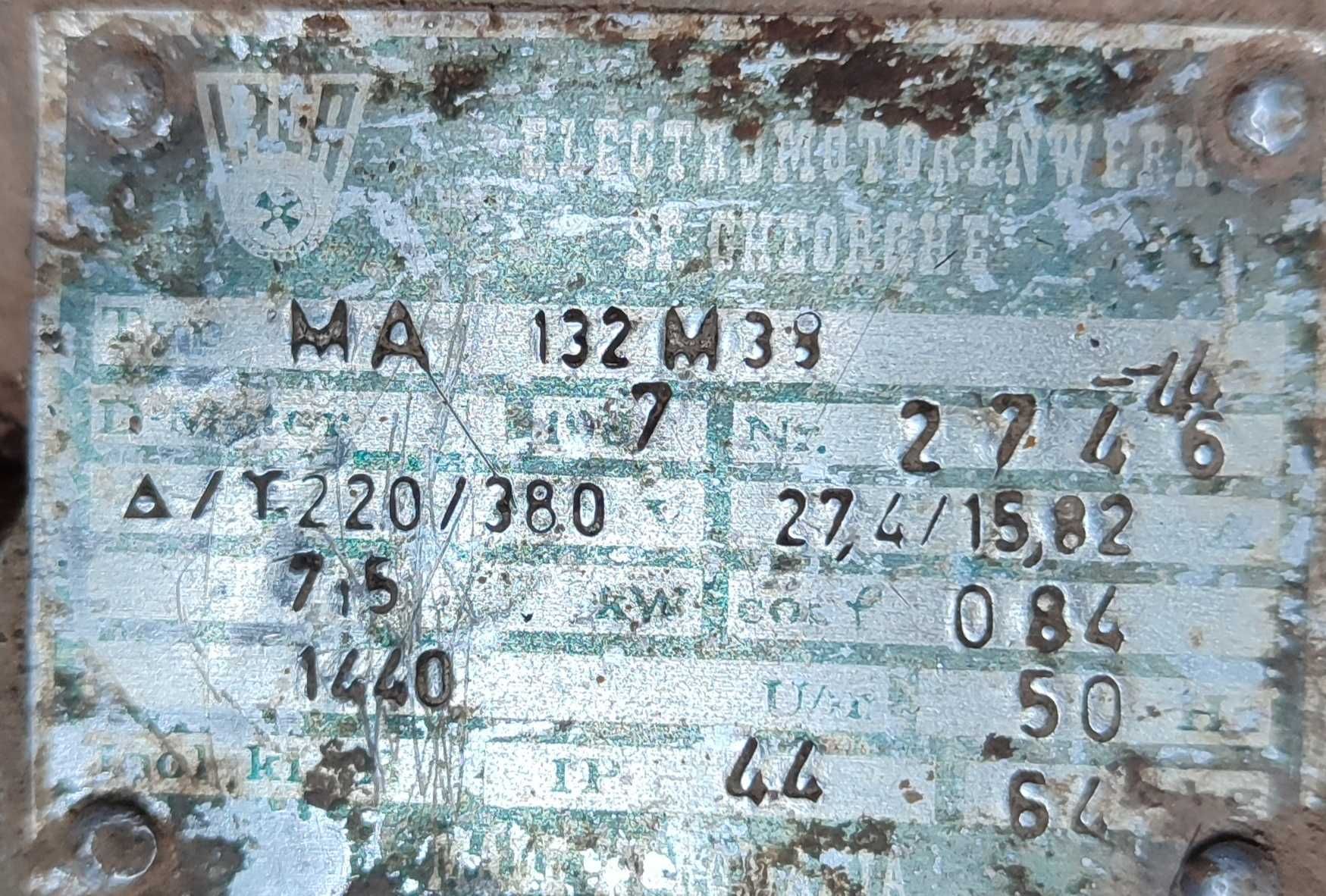 Silnik elektryczny 7 kw sprzedam