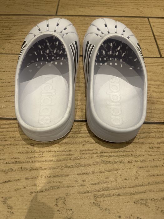 Buty gumowe białe Adidas