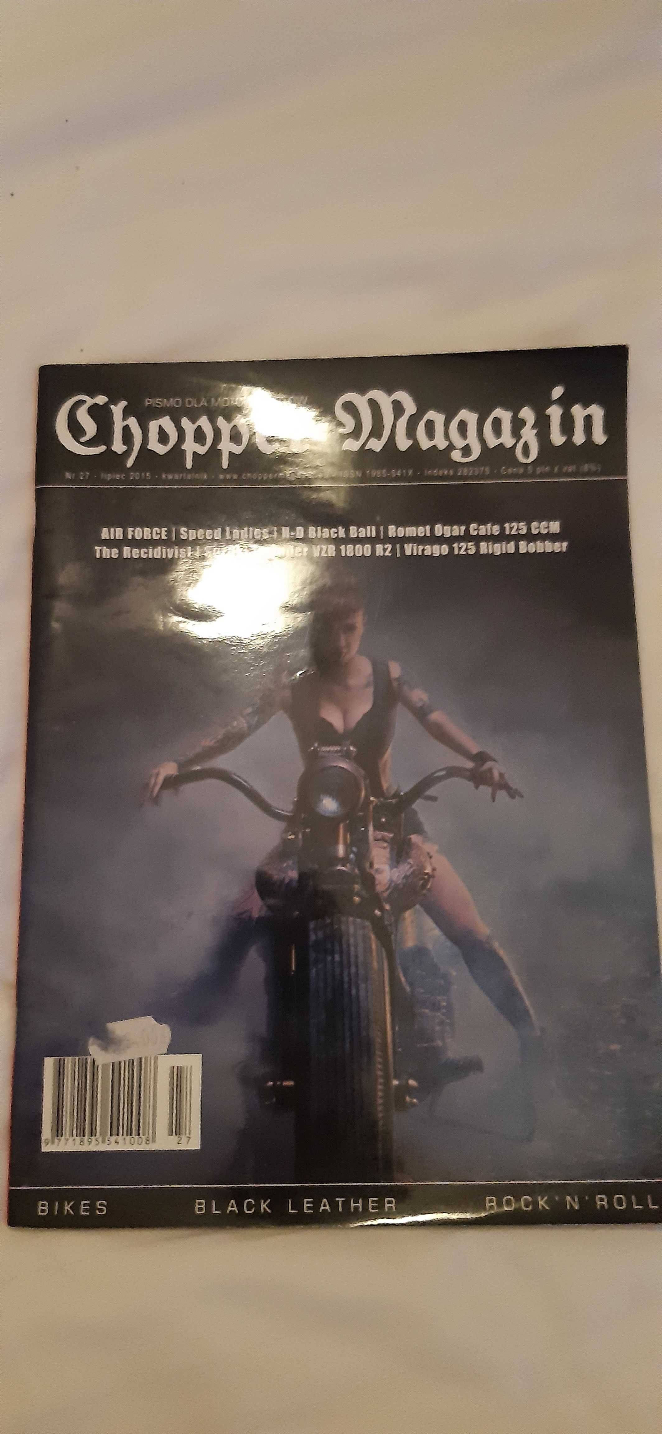 stare czasopismo motocyklowe chopper magazin z 2015roku