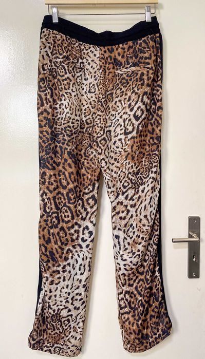 Calças animal print leopardo - Zara basic, XL