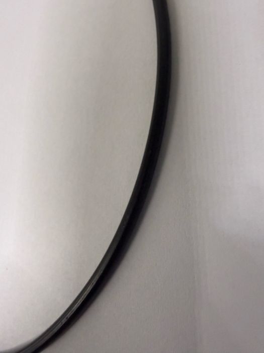 Новый каучуковый шнурок с золотым замком 585 пробы Zarina 45см