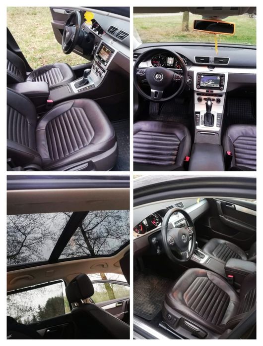 VW Passat B7 2.0 TDI Highline DSG Łopatki Xenon Full Led Panorama Dach