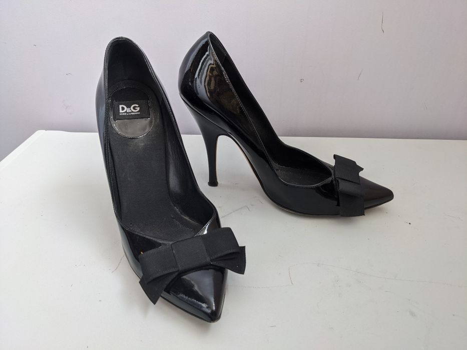 Туфлиі лаковані човники D&G (оригінал), р. 39
