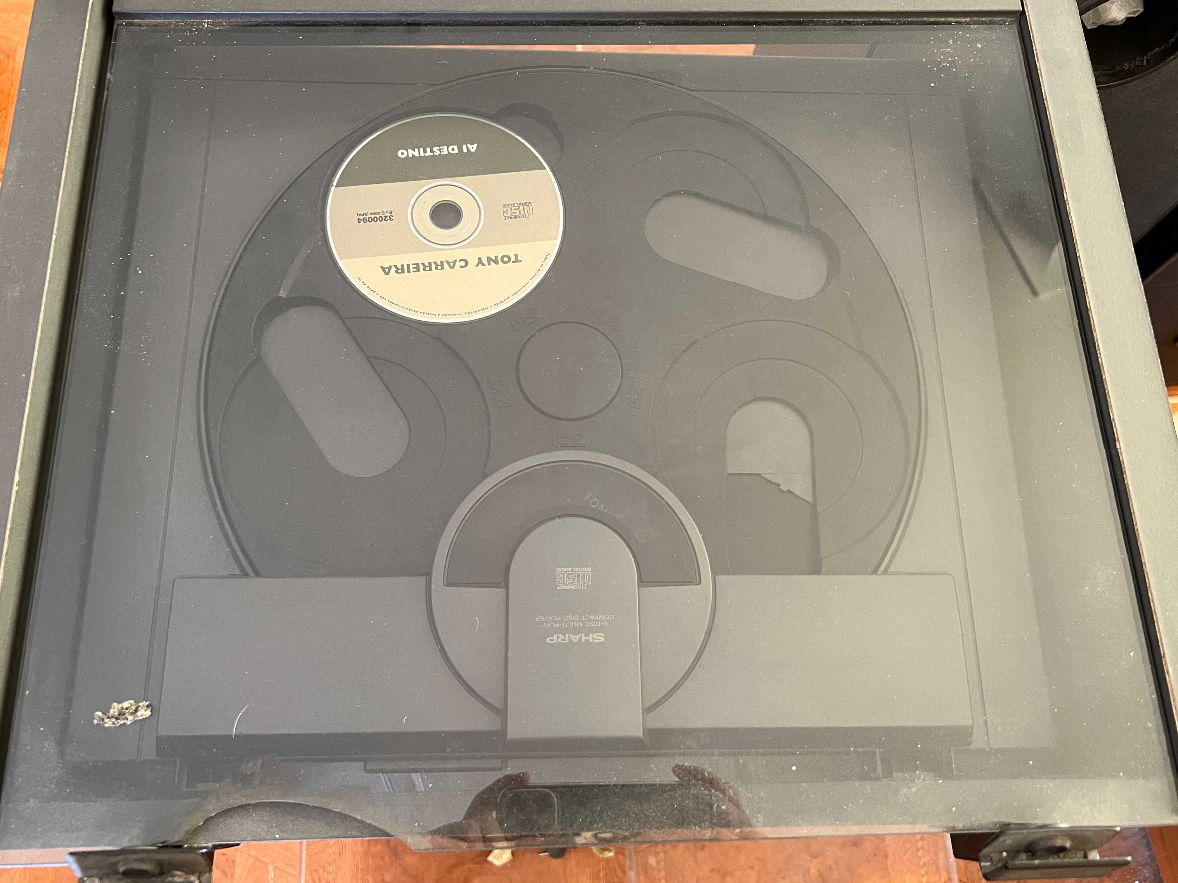Sistema Hi-Fi Vintage Sharp System 8800 + Colunas CP-8000