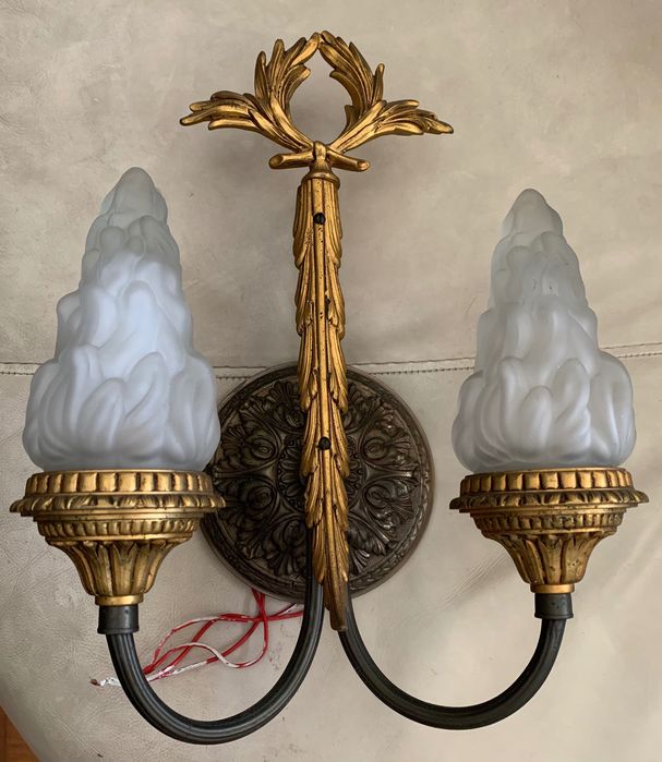 Candeeiros de parede em ferro