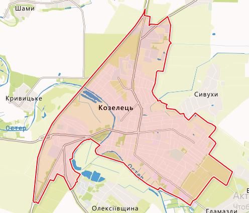 Продам земельну ділянку смт Козелець