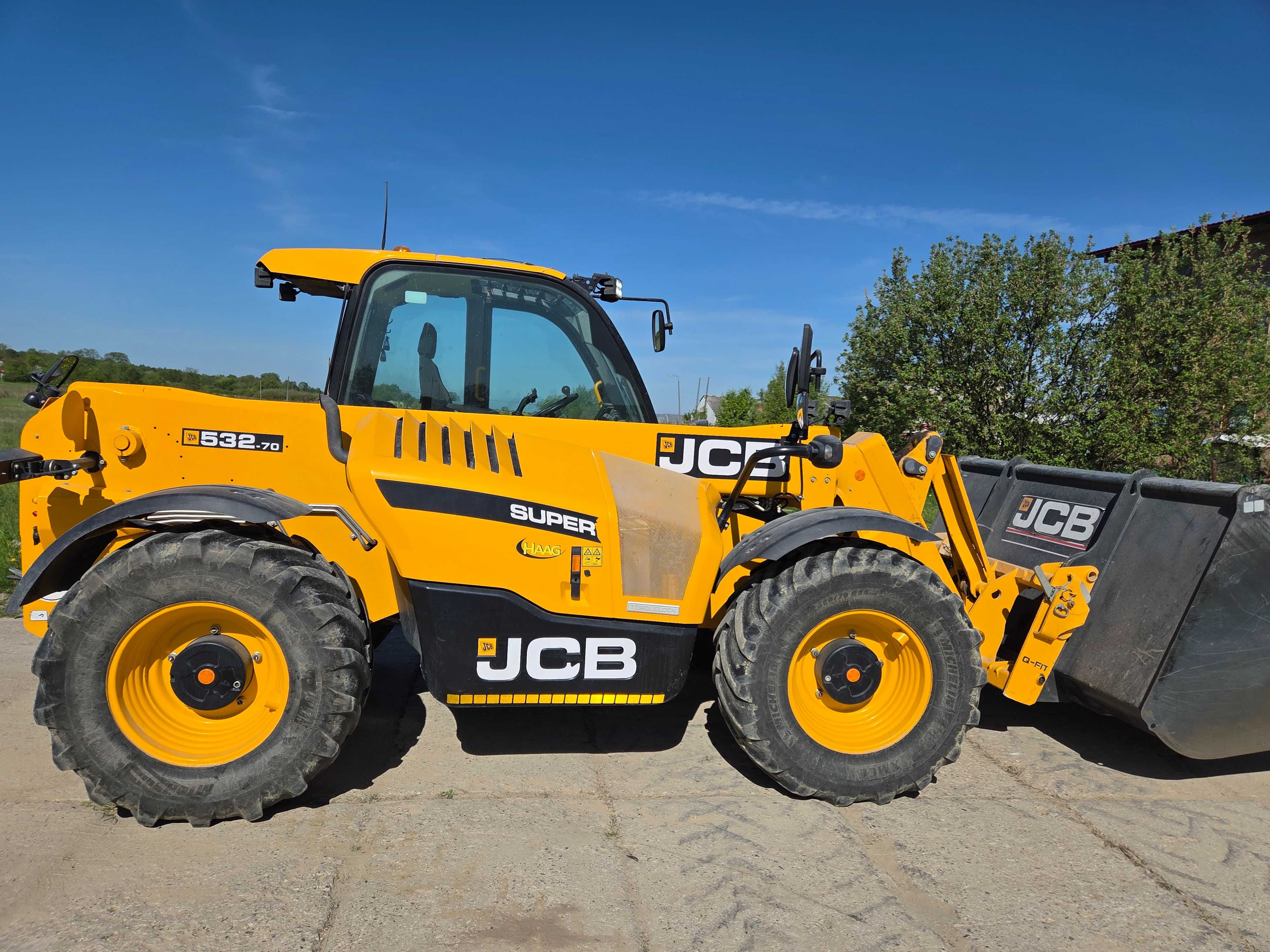 Ładowarka teleskopowa JCB 532-70 [ Łyżka krokodyl ] Manitou CAT