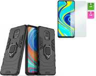 Etui Case Pancerne Xiaomi Redmi Note 9S + Szkło Hartowane