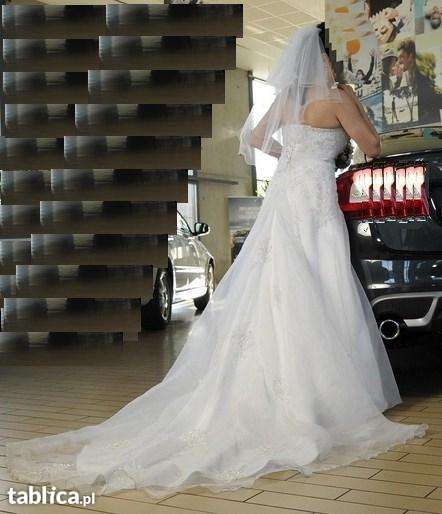 Suknia ślubna CLASSA biała r.38