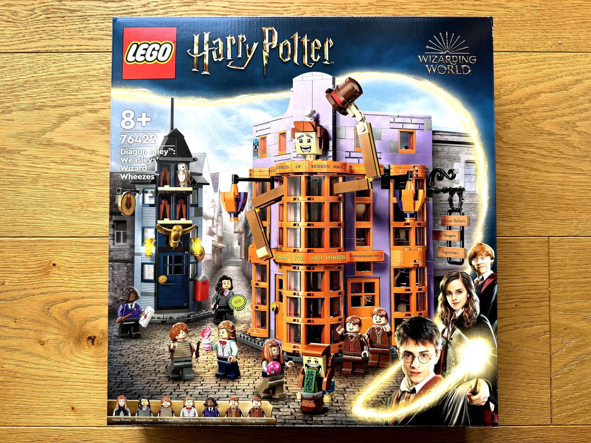 LEGO Harry Potter 76422 Ulica Pokątna: Magiczne dowcipy Weasleyów NOWE