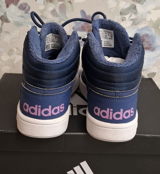 Кросівки хайтопи Adidas HOOPS 2.0 чоботи кроссовки зимние хайтопы,р.32