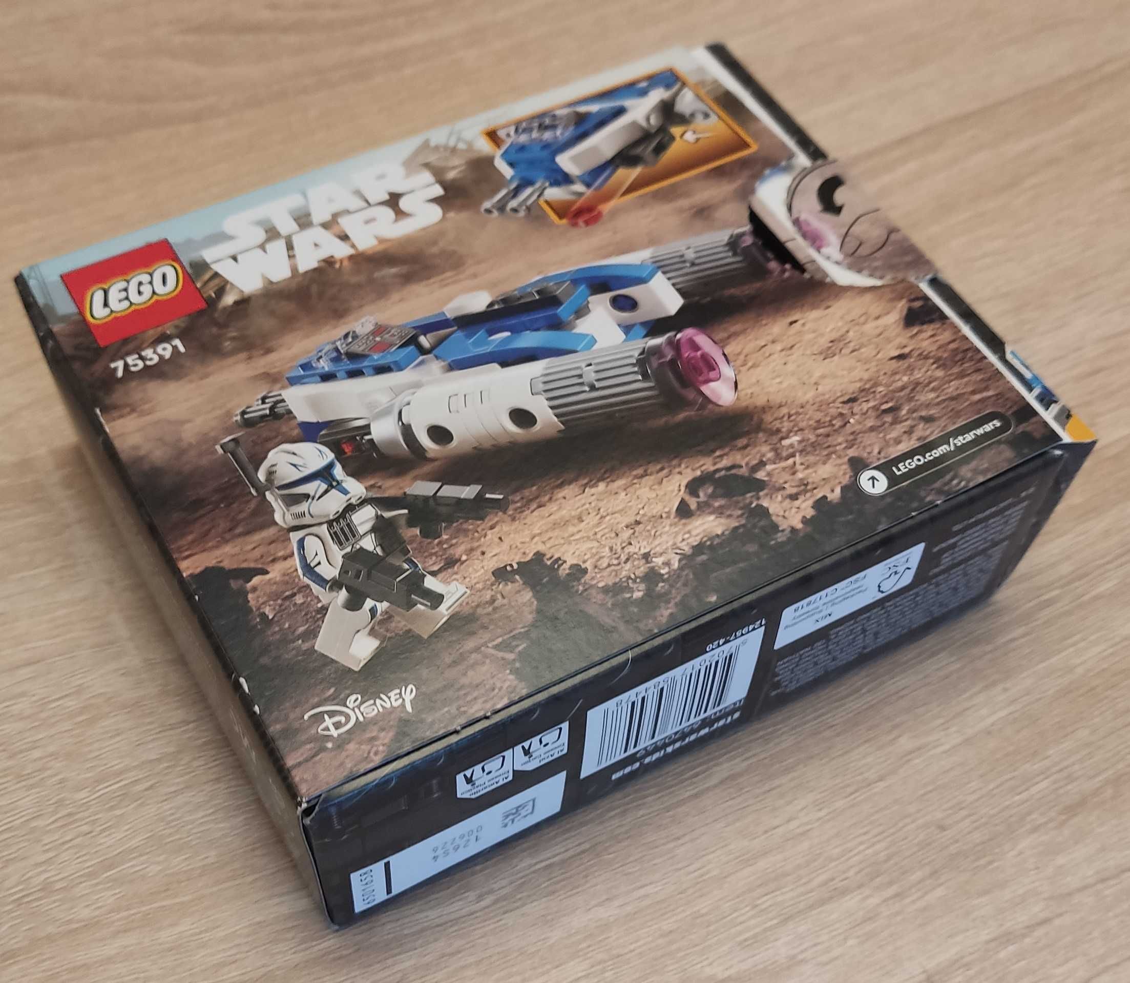 Pudełko po LEGO 75391 Star Wars - Mikromyśliwiec Y-Wing kapitana Rexa