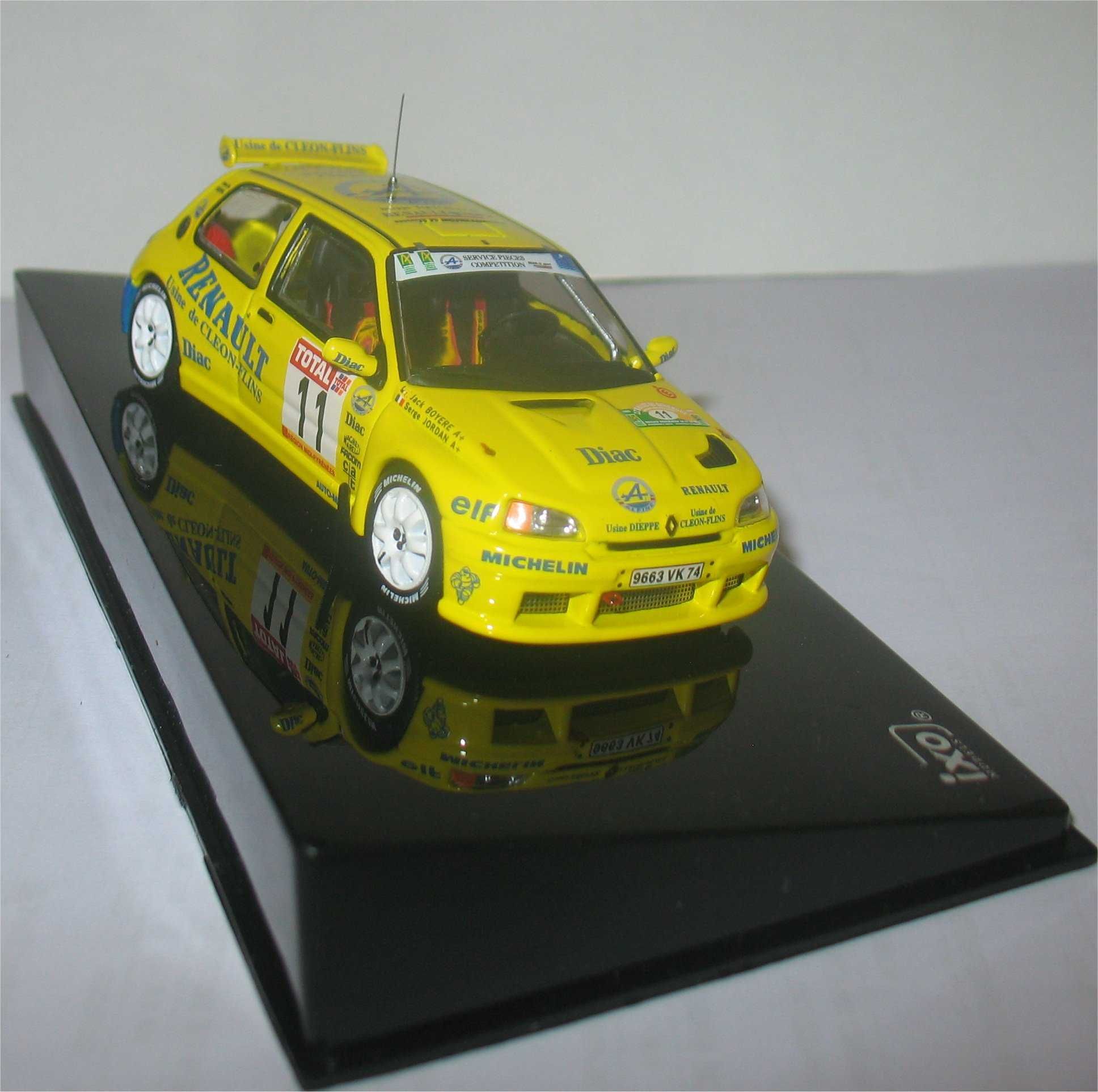 Ixo - Renault Clio Maxi - 2º Rally du Rouergue 1995 - Serge Jordan