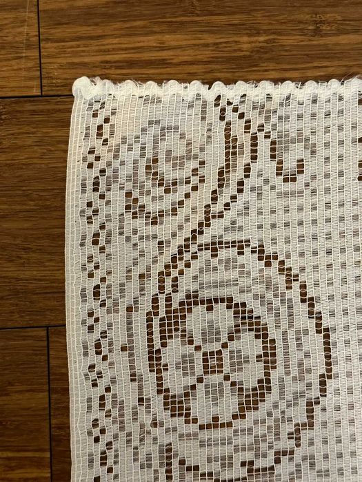 Obrus na ławę 48x100 PRL vintage