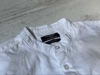 Сорочка класична чоловіча біла стійка Primark L Slim Fit Нова Бавовна