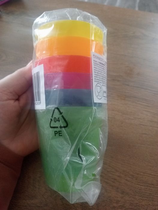 Kubki plastikowe