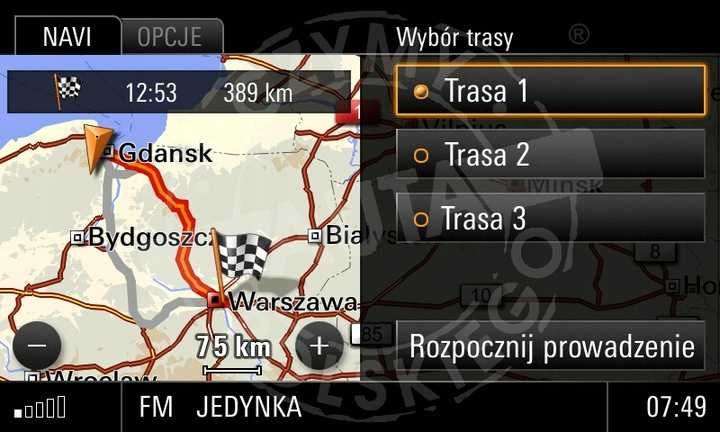 PORSCHE PANAMERA polskie menu lektor mapa radio