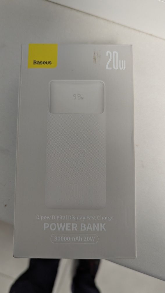 Power bank Baseus 30000 MAH 20W nowy 3 x usb C
