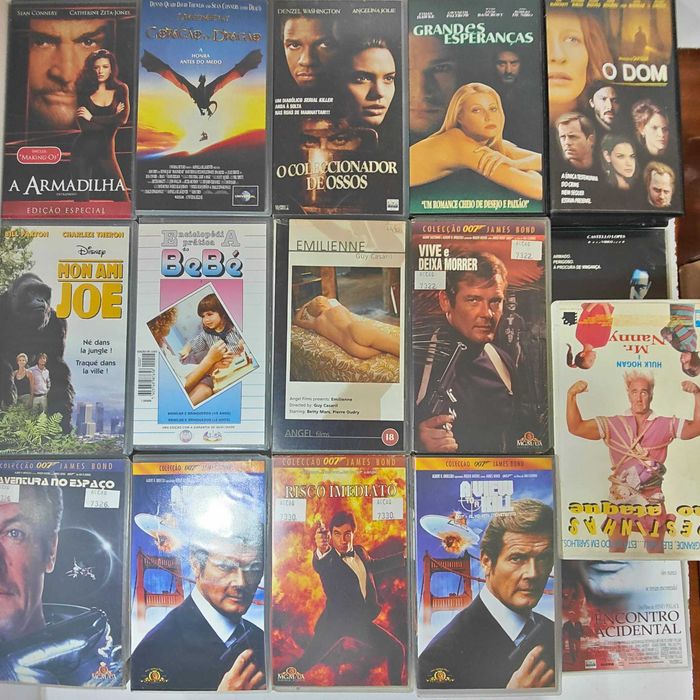 Lote Vhs 8 - Ver lista Abaixo - PROMOÇÂO 1 €