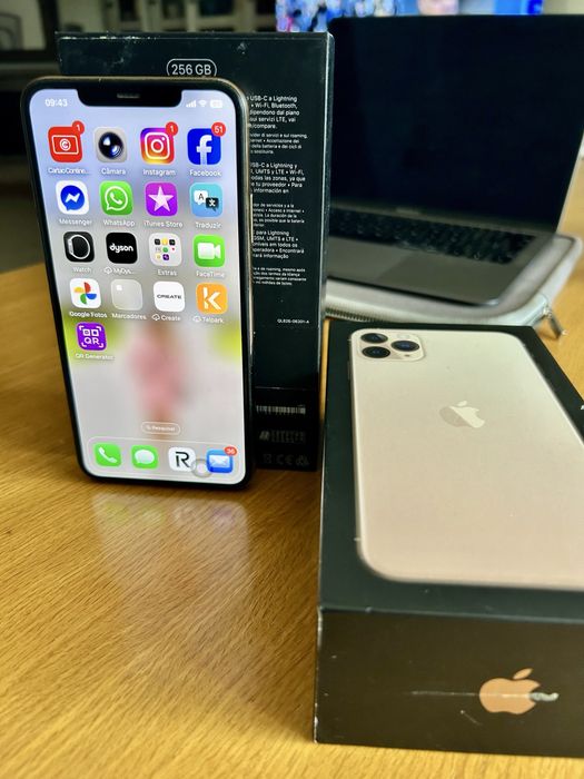 Iphone 11 Pro Max Gold, 256G, Excelente Estado