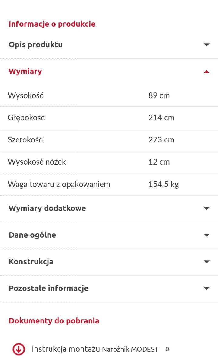 Narożnik Modest.Polecam!!!