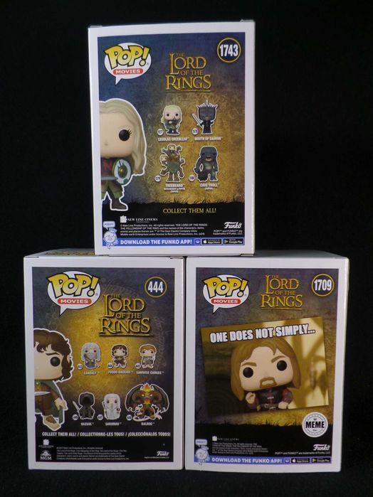 Фігурки "Володар перснів": Фродо, Еовін, Боромір (Funko Pop LOTR)