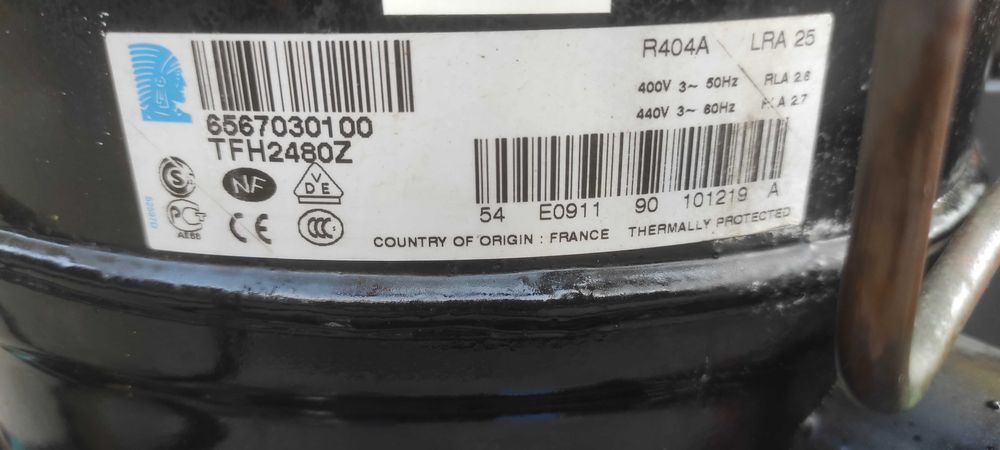 Agregaty chłodnicze mroźnicze Lunite TFH2480 2,2kW(-20/+27)*C