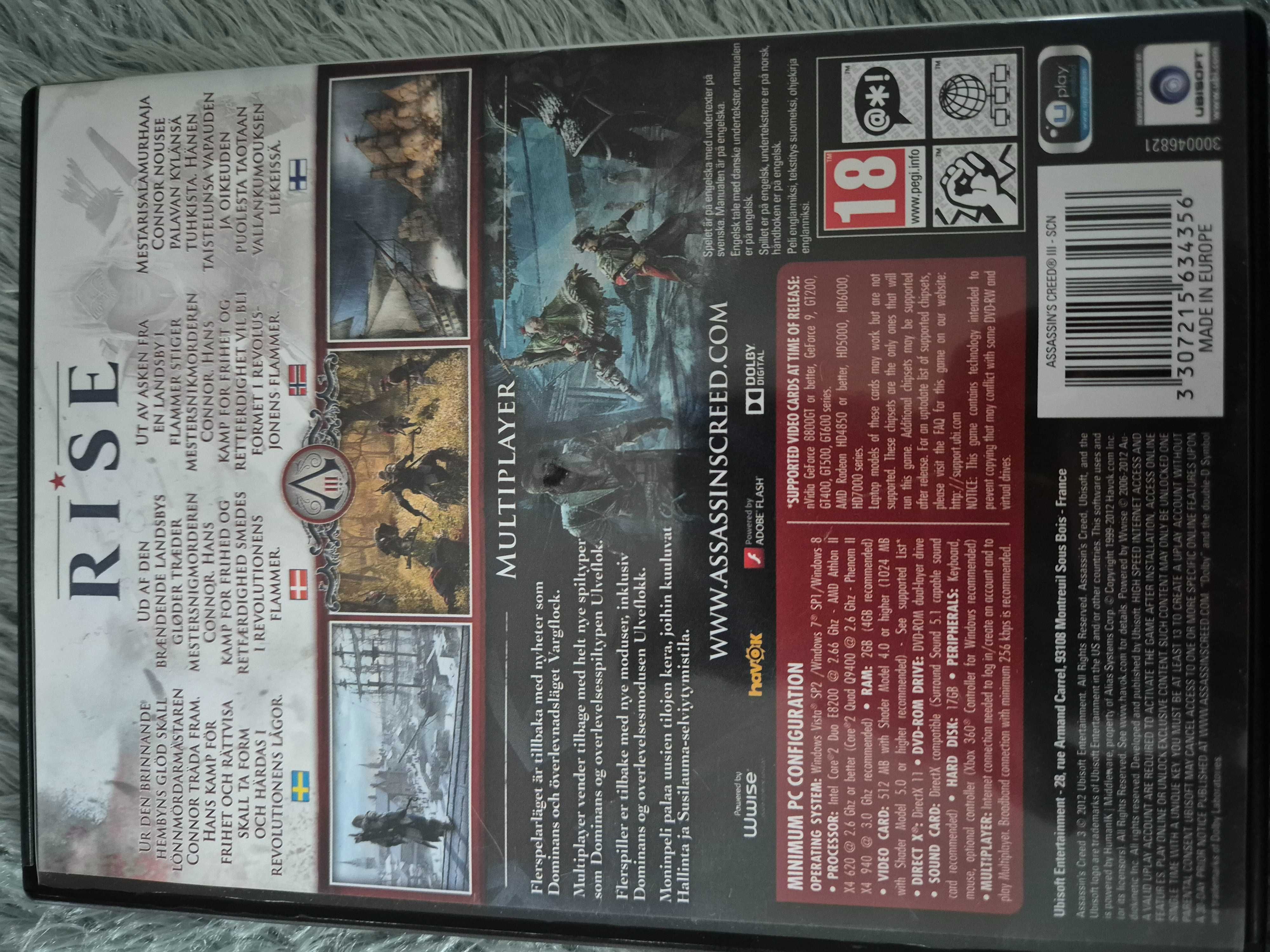 Assassins creed 3 gra komputerowa pc