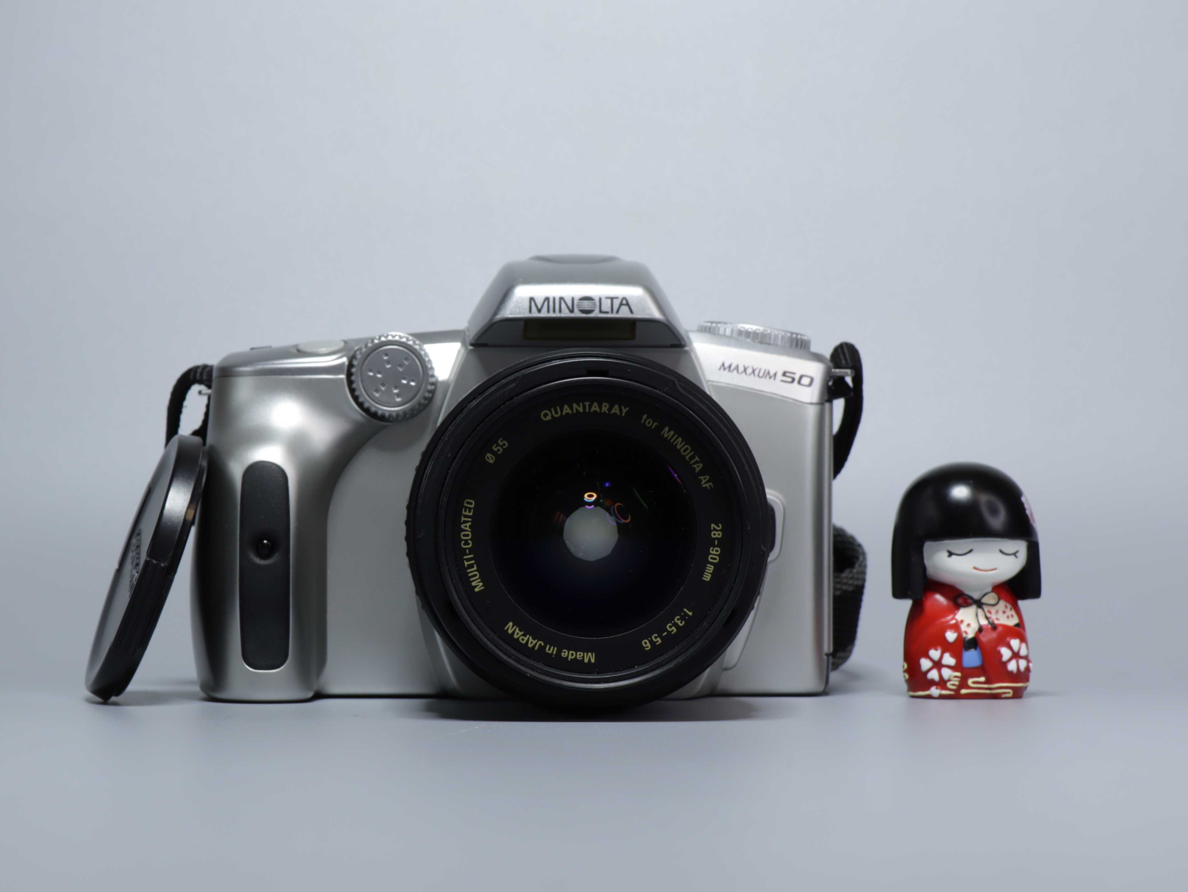 Пленочный фотоаппарат Minolta Maxxum 50 тестирован как новый
