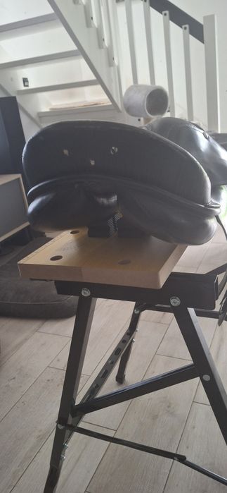 Czarne siodło 17,5 cala