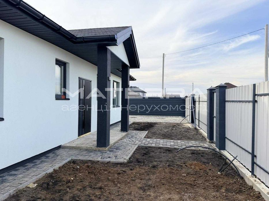 Боярка - Тарасівка Продаж нового одноповерхового будинку 110м2