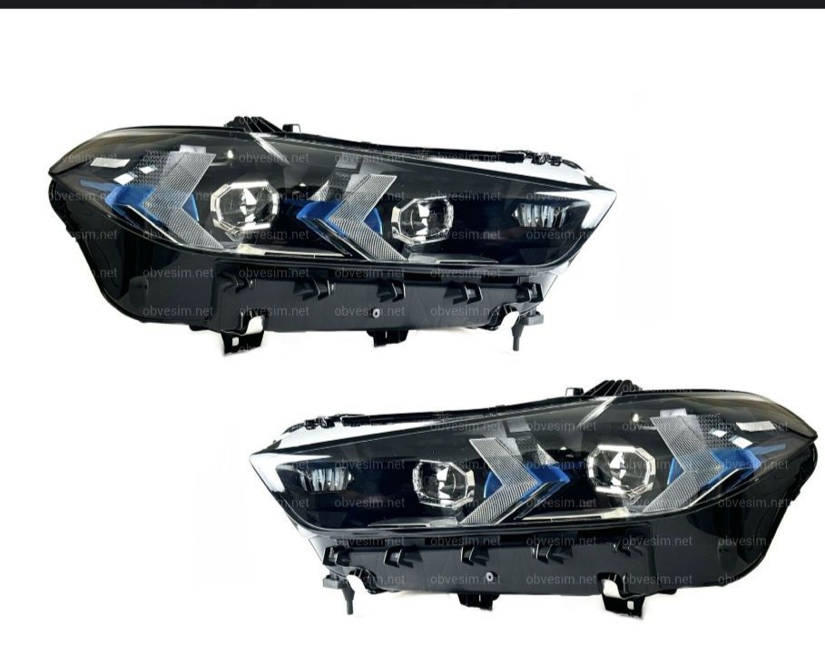 Оптика Full LED в стиле  LCI 2023+ для BMW x5/x6, G05/G06 2018-2022