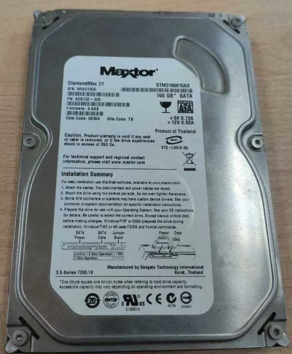 Жесткие диски HDD 3.5 и 2.5 Seagate, Samsung SATA/IDE, под восст, зч