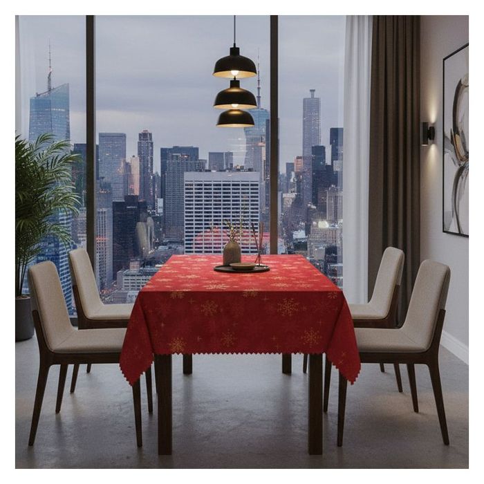 Obrus Kartoplar 160x240 DomoweTekstylia | WNK666 240 | Boże Narodzenie