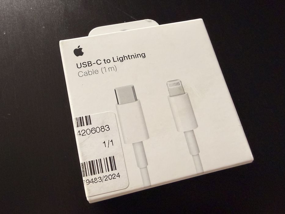 Oryginalny kabel przewód iPhone Lightning USB-C 1m